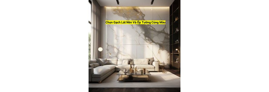 Gạch Lát Nền và Ốp Tường Đồng Màu Trong Thiết Kế Nội Thất