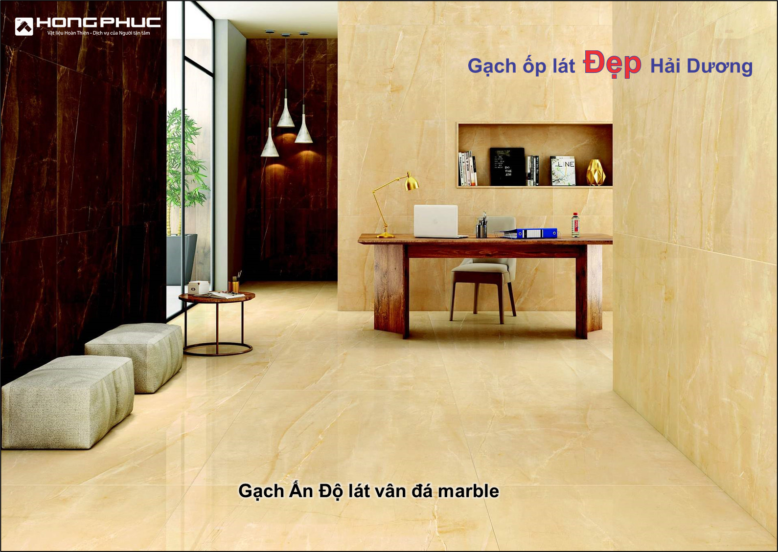 Gạch Ấn Độ lát vân đá marble