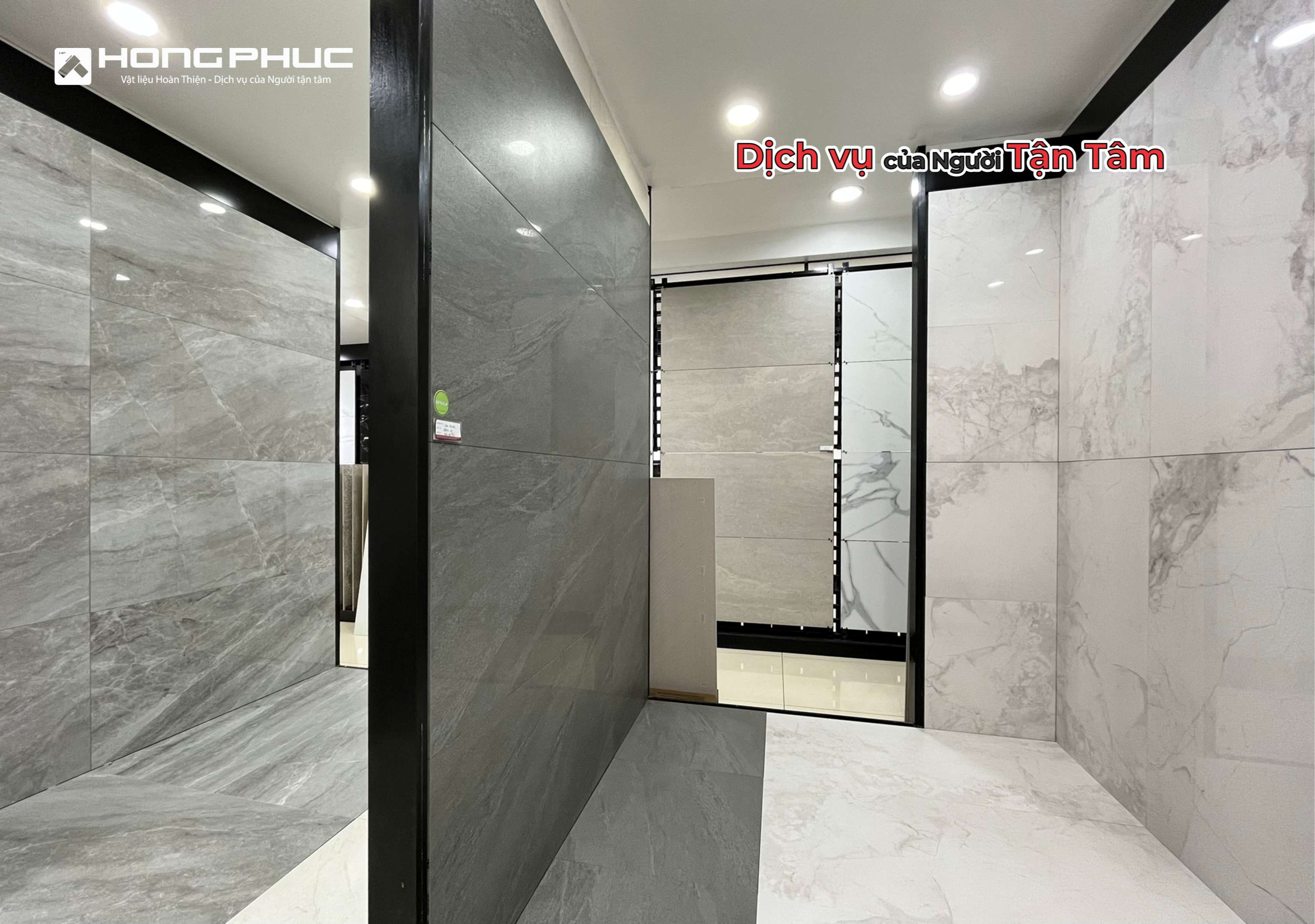 Xu hướng dùng gạch khổ to trong ốp lát phòng tắm