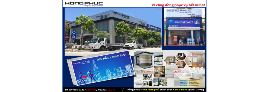 Hồng Phúc Phân Phối Sơn Uy Tín Tại Hải Dương – 0966.559.779