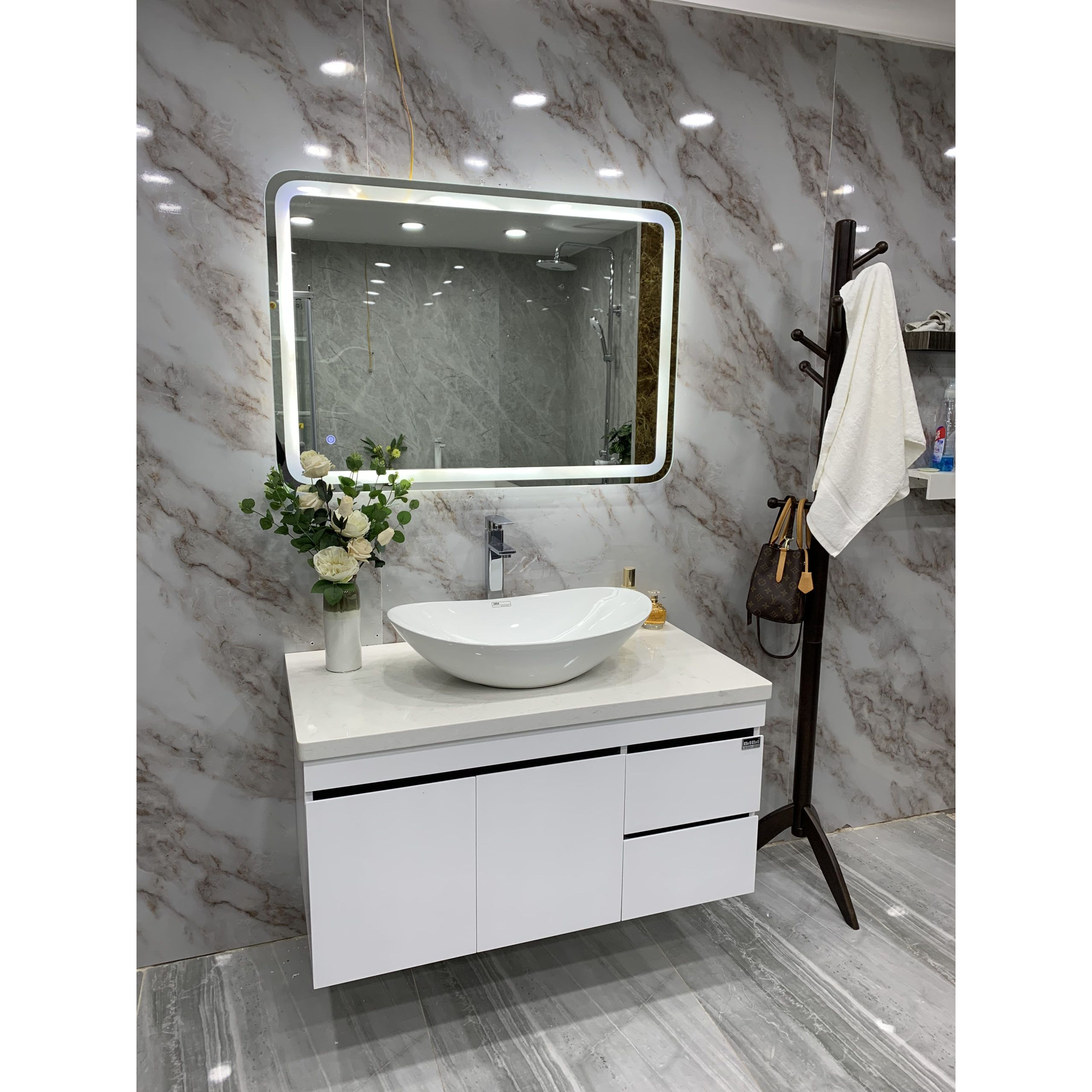 Tủ Chậu Lavabo PVC DADA HY55 Tủ Chậu Lavabo PVC DADA HY55