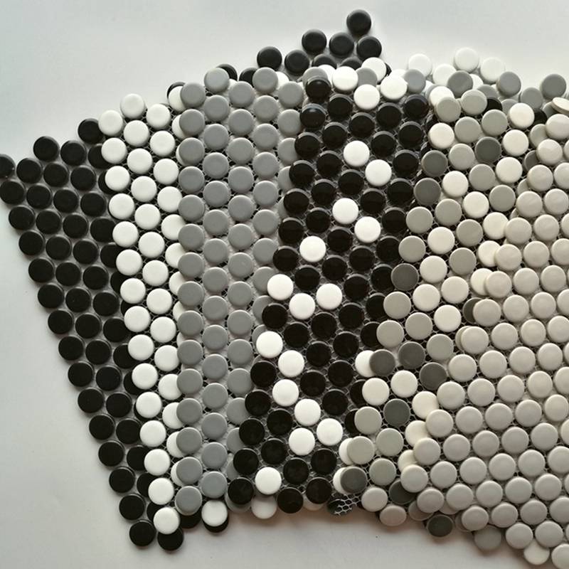 Gạch mosaic trang trí gốm bề mặt bóng trộn màu Gạch mosaic trang trí gốm bề mặt bóng trộn màu