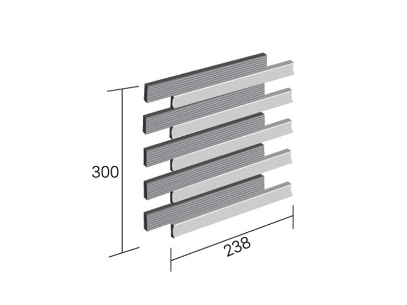 Bản vẽ kỹ thuật gạch INAX-30B/TKB-1