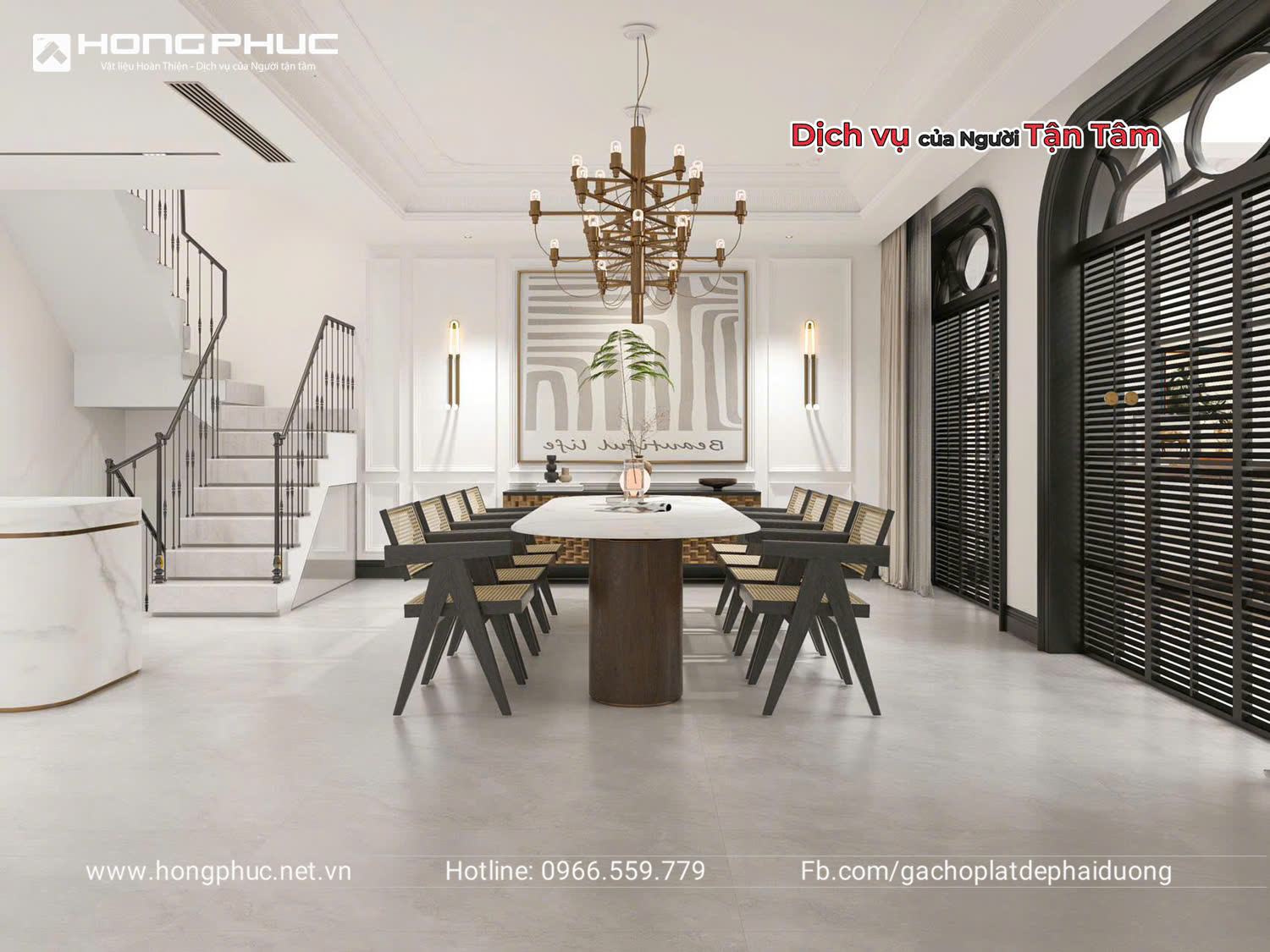 Gạch khổ lớn hay gạch khổ nhỏ cho phòng nhỏ
